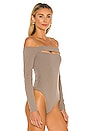 view 3 of 6 Novia Bodysuit in Taupe