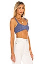 view 3 of 5 Adelie Knit Bra in Blue