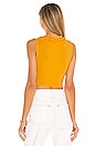 view 3 of 4 Pixie Tank Top in Tangerine Orange