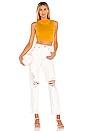 view 4 of 4 Pixie Tank Top in Tangerine Orange