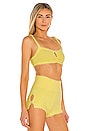 view 2 of 4 TOP DE PUNTO GENEVIEVE in Butter Yellow