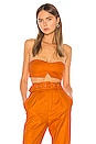 view 1 of 4 Josephina Crop Top in Desert Orange