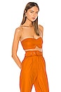 view 2 of 4 Josephina Crop Top in Desert Orange