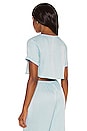 view 3 of 4 Jolie Crop Tee in Pale Blue