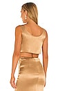 view 3 of 4 Selina Crop Top in Toffee