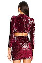 view 3 of 5 Edna Top in Burgundy
