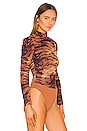 view 3 of 5 Lara Bodysuit in Black Tiger Stripe