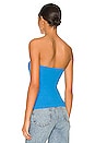 view 3 of 4 CAMILA Hazel Tube Top in Ibiza Blue