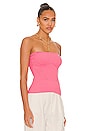 view 2 of 4 Hazel Tube Top in Hot Pink