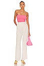 view 4 of 4 Hazel Tube Top in Hot Pink