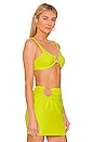 view 2 of 4 Lyssa Bralette in Lime Green