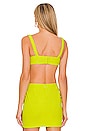 view 3 of 4 Lyssa Bralette in Lime Green