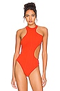 view 2 of 6 Lexi Bodysuit in Mandarin Red