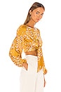 view 2 of 4 Marcia Top in Gold Tropical