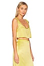 view 2 of 4 Selina Crop Top in Lime
