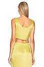 view 3 of 4 Selina Crop Top in Lime
