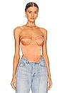 view 1 of 4 Cassandra Corset in Peach
