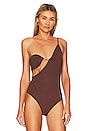 view 2 of 6 Tina Bodysuit in Chocolate Brown