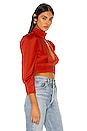 view 2 of 4 Xoana Top in Carmin Orange