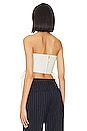 view 3 of 4 Juliana Leather Crop Top in Ivory
