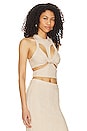 view 2 of 4 Hyda Cut Out Knit Top in Cream