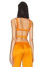 view 3 of 4 Barton Crop Top in Apricot Orange