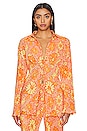 view 1 of 5 Pacha Top in Orange Floral