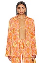 view 2 of 5 Pacha Top in Orange Floral