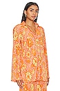 view 3 of 5 Pacha Top in Orange Floral