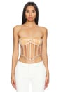 view 1 of 6 South Beach Corset in Tan