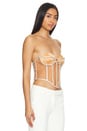 view 4 of 6 South Beach Corset in Tan
