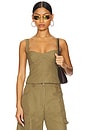 view 1 of 4 Gigi Top in Olive Green
