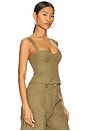 view 2 of 4 Gigi Top in Olive Green