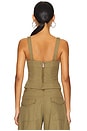 view 3 of 4 Gigi Top in Olive Green