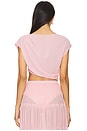 view 3 of 4 Yara Crop Top in Baby Pink