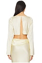 view 3 of 4 Enza Top in Butter Yellow