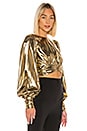 view 3 of 5 Ariella Top in Gold