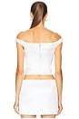 view 3 of 4 Elora Top in Ivory