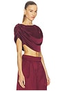 view 2 of 5 Vionetta Top in Oxblood