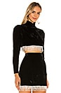 view 2 of 5 Aliah Cropped Top in Black