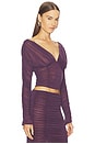 view 2 of 4 Nayeli Top in Plum