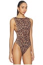 view 3 of 5 Evita Bodysuit in Leopard