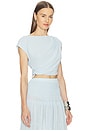 view 2 of 4 Yara Crop Top in Light Blue
