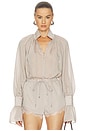 view 1 of 5 Amaya Top in Stone Stripe