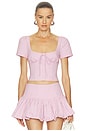 view 1 of 4 Cari Top in Mauve Pink