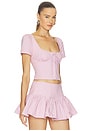 view 2 of 4 Cari Top in Mauve Pink