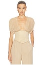 view 1 of 4 Elana Top in Taupe