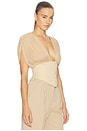view 2 of 4 Elana Top in Taupe
