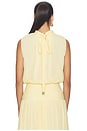 view 3 of 4 Leora Top in Butter Yellow