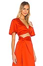 view 2 of 4 Silvia Top in Blood Orange